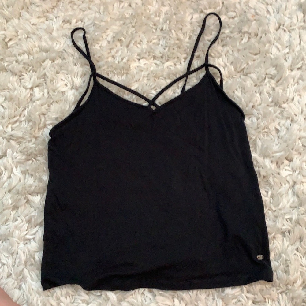 Black Strappy American Eagle Tank Top